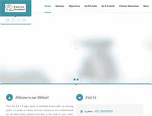Tablet Screenshot of braincarefoundation.com